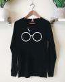 Ace Graphics HarryPotter Black Cotton Full Sleeve T-Shirt Women A006. 