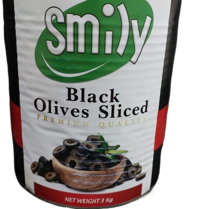 Olives Black Slices 3kg  Canned Food