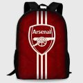 Arsenal FC Backpack for Football Boys and Girls Fans Digital Printed Bag. 