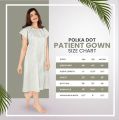 Soft and Stylish Women's Hospital Gown: Comfortable Patient Gown for Medical and Home Use. 