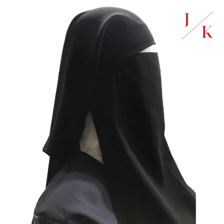 Double%20Layered%20Black%20Abaya%20Niqab%20Breathable%20Fabric%20Hijab%20Naqab%20for%20Women%20and%20Girls%20-%20Image%203