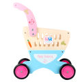 Hot Sale Kids Role Play Toy Wooden Shopping Cart Supermarket Cheap Shopping Trolley. 