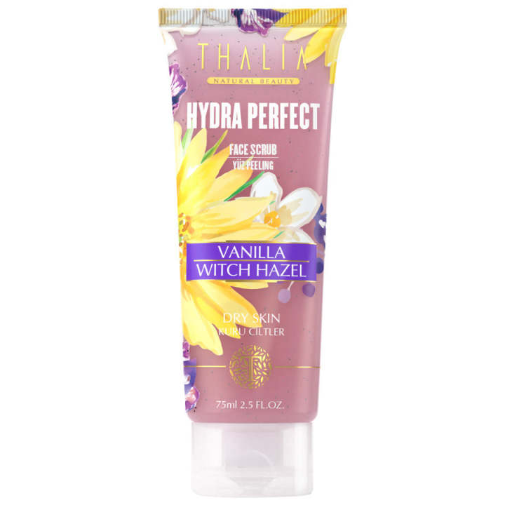 Thalia face Wash Scrub 75 ml Vanilla & Witch Hazel Face Peeling - Skin Care product