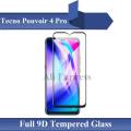 Tecno Pouvoir 4 Pro Full Black 9D/5D/10D/11D/6D Tempered Glass Screen Protector Edge to Edge Full Glue Premium Quality Film For Pouvoir 4 Pro. 