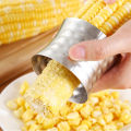 Corn Stripper Stainless Steel Corn Cob Peeler Slicer Circular Corn Cutter Corer Kengding. 
