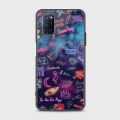 Oppo A92 Cover - SkinLee HQ Infinity Glass Case (Soft) - Neon Galaxy - SKINLEE-629-1-865-657. 