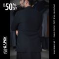 Raven Black Prince Coat for Men | Kapok Groom. 