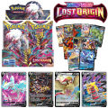 25pcs Pokemon Trading Card Game Vmax GX Sword Shield Evolution Lost Origin Silver Tempest Crown Zenith Booster Game Cards Kid Toy. 
