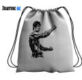 Tekken Bruce Lee vector Drawstring Bag. 