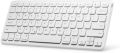 Anker Ultra Compact Slim Profile Wireless Bluetooth Keyboard for iOS, Android, Windows and Mac with Rechargeable 6-Month Battery (White). 