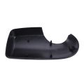 2Pcs ABS Black Door Wing MIRROR COVERS Near Passenger L+R for FORD TRANSIT MK6 MK7 2000-2014. 