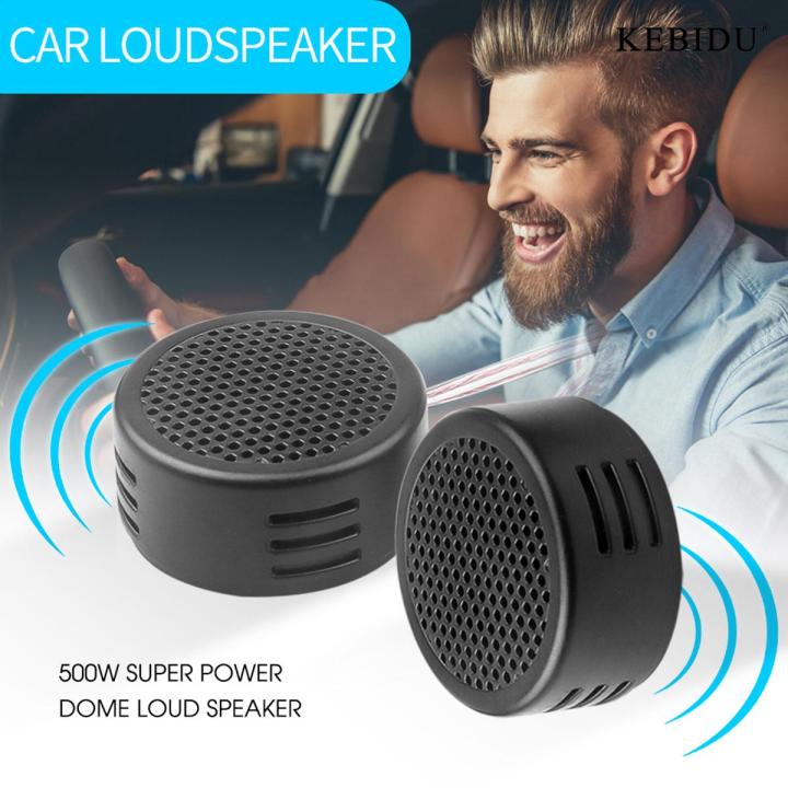 Kebidu 1 Pair Car Mini Dome Tweeter Inner High-Efficiency 500W Super Power Audio Sound MP3 Loudspeaker