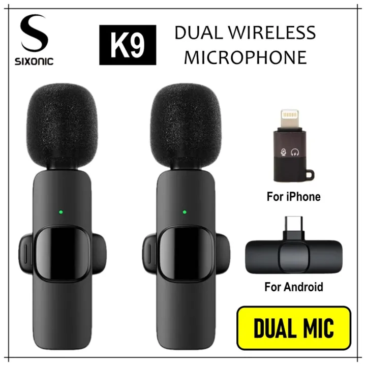 K9%20Dual%20Microphone%20Mic%20Plug%20&%20Play%20USB%20Type%20C%20&%20IOS%20Connector%20Wireless%20Lavalier%20Microphone%20Wireless%20Mic%20For%20Vlog%20Auto%20Sync%20Noise%20Reduction%20NO%20APP%20or%20Bluetooth%20Needed-%20K9%20Mic%20-%20Image%203