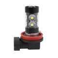 4-Pack High Power 50W Super Bright H11/H8 10-SMD LED Lights Bulbs for Car Fog Light Lamps Replacement, Xenon White. 