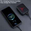 INNOVAT® M88Plus Power Bank Wireless Bluetooth Earphones 2-in-1 High Battery Ultra Long Range Earbuds TWS Black Technology Headphones. 