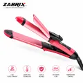 ZABRIX Original 2-in-1 Hair Straightener & Curler – Professional Ceramic Hair Styler with Fast Heat Technology | Salon-Quality Straightening & Curling Tool. 