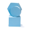 8 Pcs Cosmetics Photo Background Props Foams Geometry Square Photography Decor INS Square Geometry Photo Prop Set,Blue Durable Easy Install. 