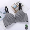 Women Flower Print  Floral Push Up Bras One-Piece Underwear For Girls and Women. 