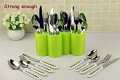 Plastic Kitchen Utensil Holder Dinnerware Rack Tableware Organizer Boxes Spoon Rest Fork Stand Knife Box. 