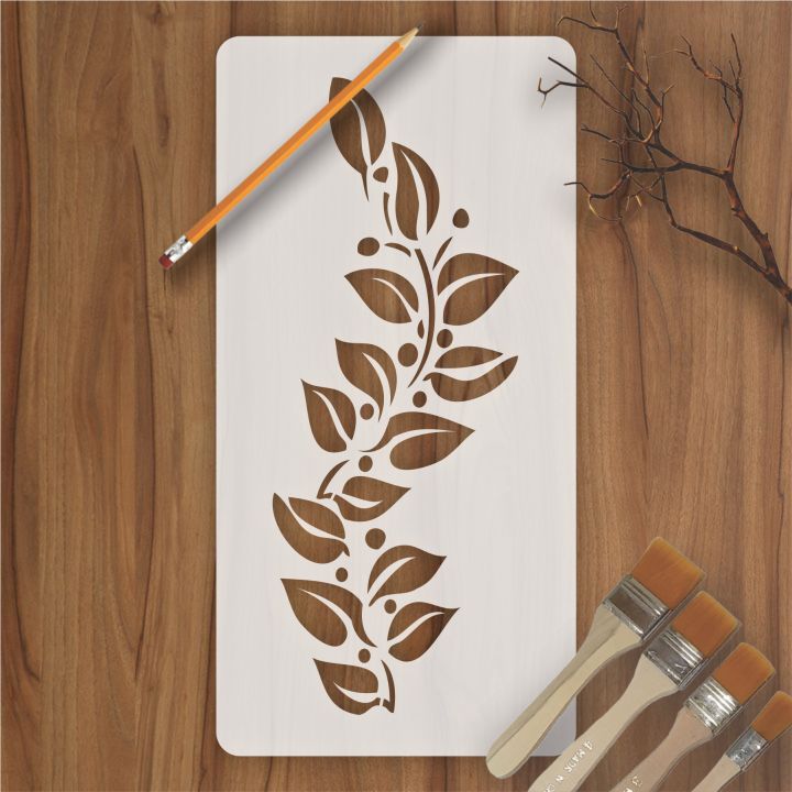 Flower Stencil Airbrush Painting Art DIY Home Decor Scrap booking Album Crafts