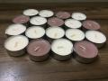 Melinera Vanilla Scented Romantic Tea Light Floating Home Decoration Candle 18 Pieces/Set. 