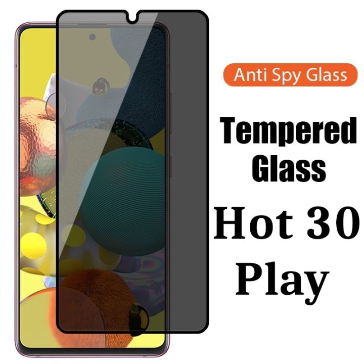 Infinix HOT 30 / HOT 30 Play Anti_Spy Privacy Protector 45 Degree HD Tempered Glass Privacy Protector for Infinix HOT 30 / HOT 30 Play