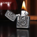 ZORRO/ Zorro Metal Heavy Armor Kerosene Windproof Lighter Relief Dragon and Phoenix One Piece Dropshipping Hot Lighter. 