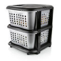 Vegetable/Fruits Rack - Premium quality - 3 Layer Compartment - Plastic material. 