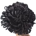 Synthetic Hair Bun - Black. 