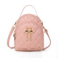 Mini Backpack for Women Cute Swan Hanging Embroidery Small Backpack Purse Girls Leather Bookbag Ladies Satchel Bags. 
