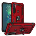 PlusCase for Motorola Moto G8 Plus / G8 Play / One Macro Case Shockproof Stand Finger Ring Hard Back Phone Cover. 