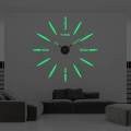New Goli Clock/ Acrylic light, Night Clock DIY 3D Clocks Night Luminous Large Wall Clock | Glow at Dark Living Room Antique Style Creative Wall Clocks - Glow in the Night Wooden Wall Clock by alhafizwalls. 