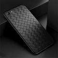 lthmy for OPPO F7 Youth Realme1 CPH1859 CPH1861 phone case Leather Texture Finish Non-Slip Grip Full Body Protection Cover  Flexible Silicon Luxury Plaid Breathable. 