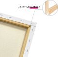 Stretched Canvas for Painting 8x12 Inch Value Pack of 6 100% Cotton White Blank Canvas, Artist Framed Canvas for.... 