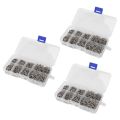 800Pcs Self Tapping Screw Kit Lock Nut Wood Thread Screw Sets M2. 