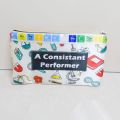 Researcher/ Chemist/ Icon/ Performer Flat Pouches for students - Pencil Cases for boys and girls. 