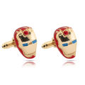 Film and teion peripheral Iron Man creative men's shirt Cufflink cufflinks. 