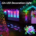 DC 12V Multicolor Light String Fairy Light Home Decoration Light Wedding Decoration Light Festival Party Light Twinkal LED Strip Room Decoration Light 4.5M. 