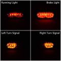 LED Back Light with DRL & Turn Signal for Motorcycle Universal. 