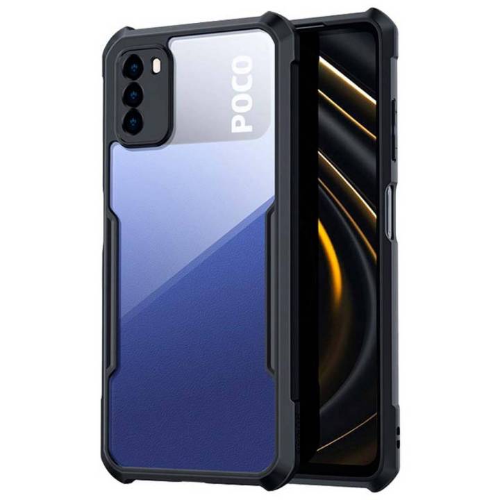Xiaomi POCO M3 Back Cover Transparent Back Shockproof Corners