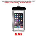 Universal Water Proof Mobile Pouch - Transparent Pouch - Easy To Carry - Compatible With All Mobiles - Extra Safety For Mobile Phone - Waterproof Case Underwater PVC Bag Transparent Touch Screen Premium Cell Phone Pouch Cover For Travel. 