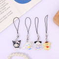 Sanrio Phone Pendant Melody Cinnamoroll Keychain Lanyard Kuromi Bag Charm Hello Kitty Hanging Rope Decoration. 
