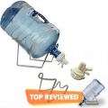 Metal Stand (Light Blue Color) And Nozzle Dispenser valve (Tap) White color for 19ltr Water Bottle. 