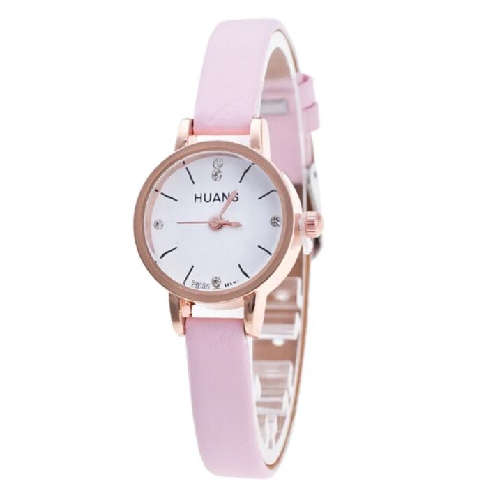 Minimalist Digital Watches For Girls Fashion Woman Fine Leather Strap Small Watch Travel Souvenir Birthday Gift Relogio Feminino