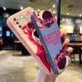 YIWESAN Case For vivo Y12 Case With Fashion Cartoon Lucky Lotso Bear New Design Shockproof Phone Casing Full Back Cover Camera Side Edge Soft Silicone Pattern Case Protection Cases Back Softcase. 