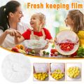 100/50/30/10PCS Food Elastic Covers Storage Stretch Plastic Wrap For Family Outdoor Picnic Bowl Cover Lid Reusable. 