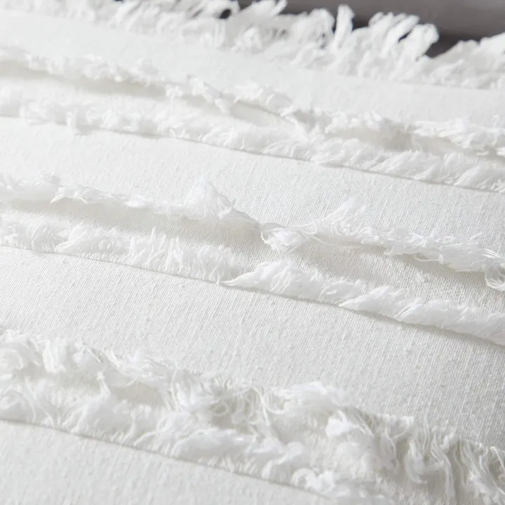 Bed%20Pillow%20Cover%20White%202%20Pcs%20Cotton%20Decorative%20Lattice%20Pattern%20Pillow%20Cushions%20Super%20Soft%2019%20x%2029%20Inch%20-%20Image%204