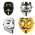Pack Of 4 - V For Vendetta Hacker Mask Anonymous Costume Events Carnival Cosplay Masquerade Mask Party. 