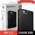 WD External 256GB SSD. 