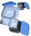 Airtight Food Container Set | 3 PCS | 500ml + 700ml + 1600ml | BPA-Free & Leak-Proof. 